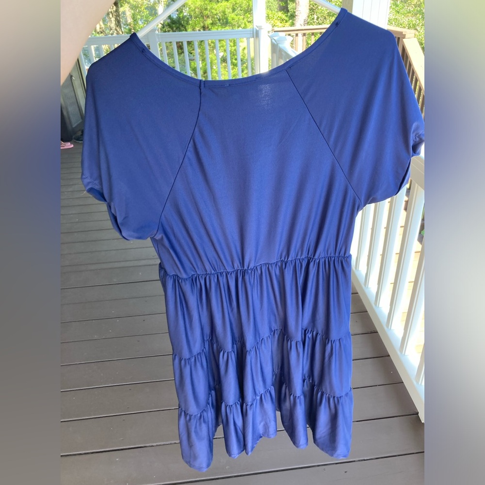 Navy Blue Small Umgee Dress - Picture 4 of 4
